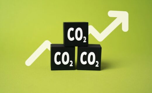 Grafico sull'andamento dei prezzi delle quote di CO2