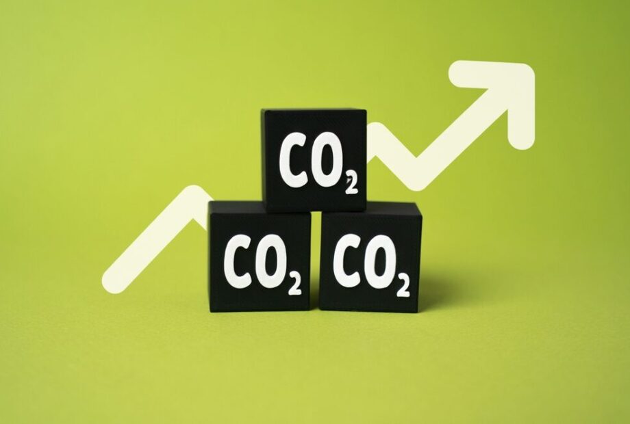 Grafico sull'andamento dei prezzi delle quote di CO2