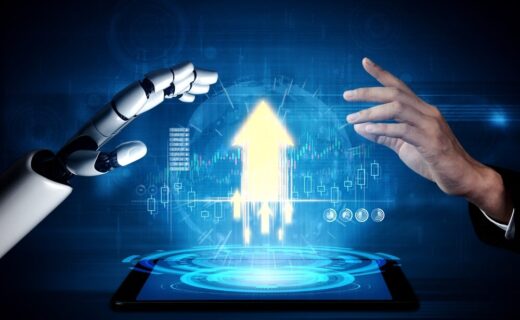 Illustrazione sull'uso dell'intelligenza artificiale nelle imprese