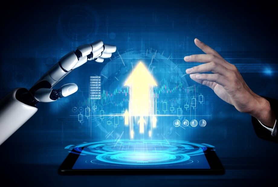 Illustrazione sull'uso dell'intelligenza artificiale nelle imprese