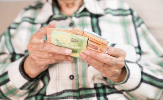 Grafico sull'andamento delle pensioni in Italia