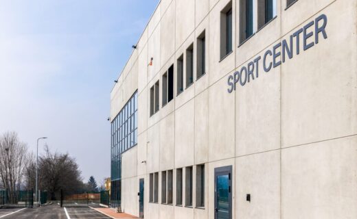 Esterno del Santa Corinna Sport Center